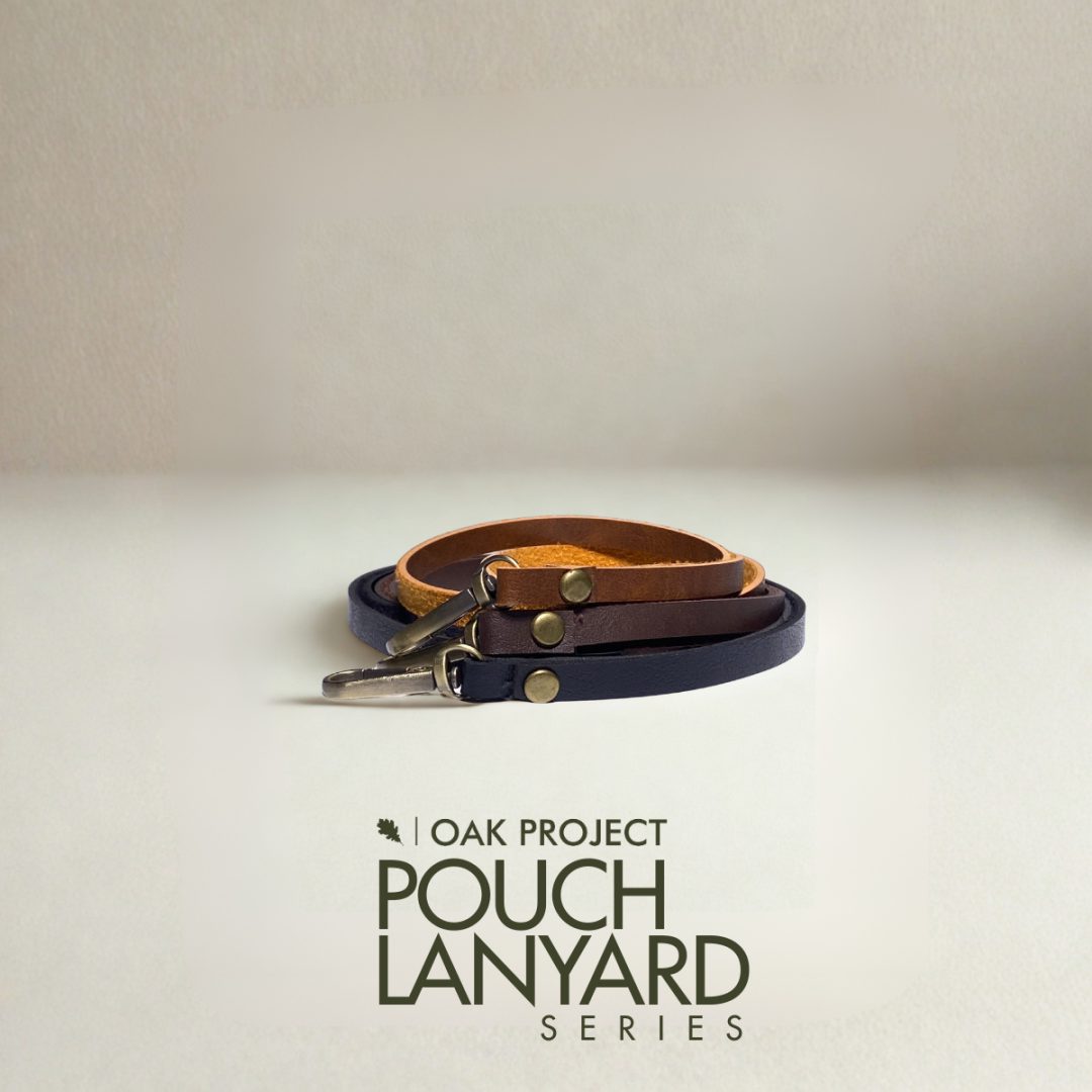 Lanyard Pouch / Case Kacamata Kulit Premium