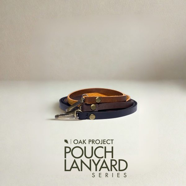 Lanyard Pouch / Case Kacamata Kulit Premium