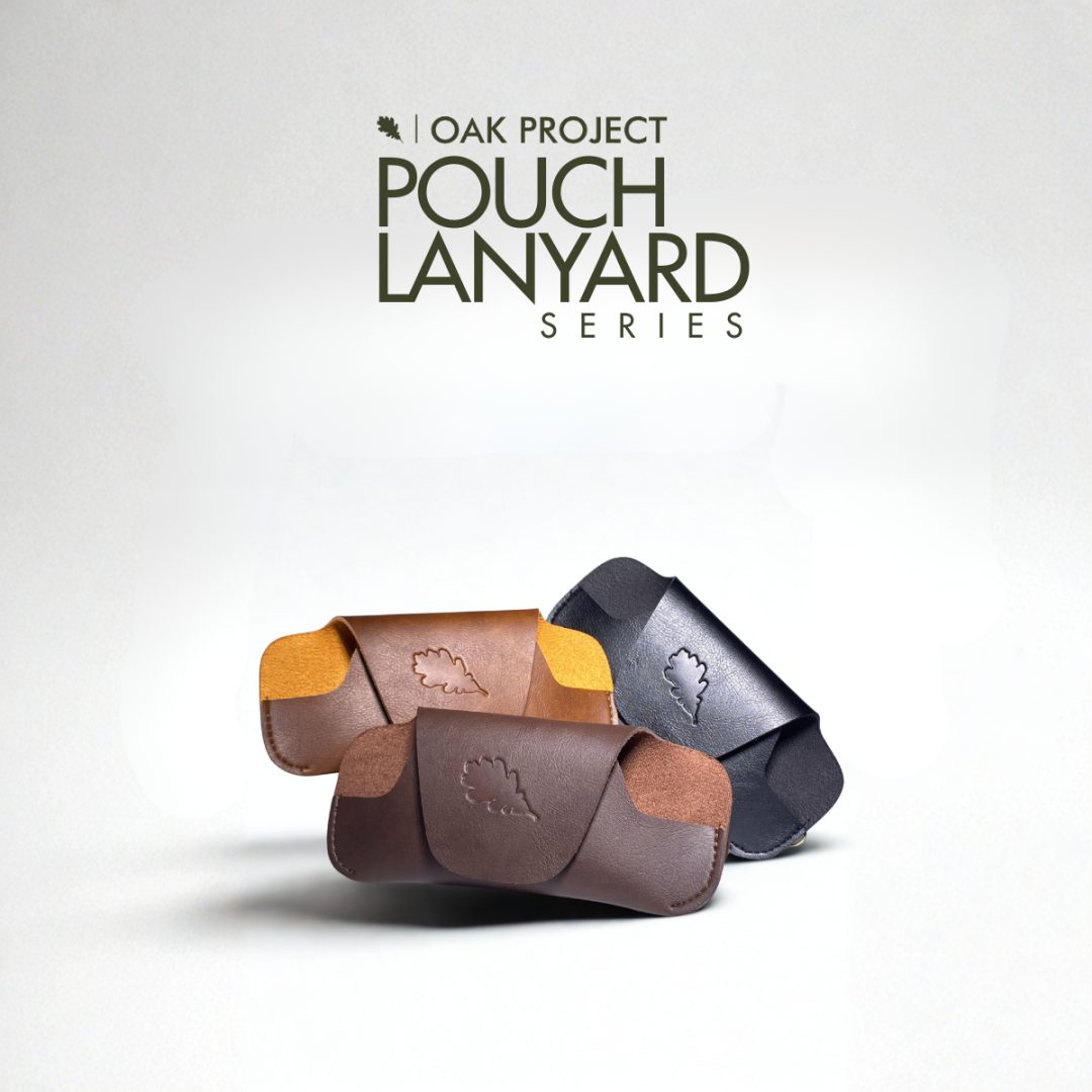 Lanyard Pouch / Case Kacamata Kulit Premium